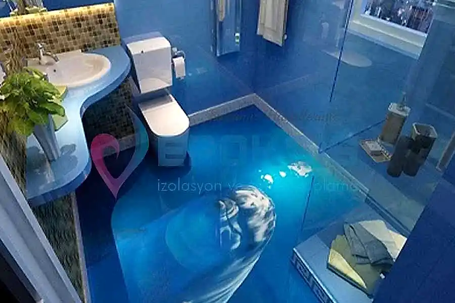 3D Epoksi Banyo, WC Modelleri - Epoksis