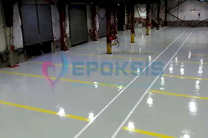 Epoksi Mortar Zemin Kaplama Uygulama - Epoksis