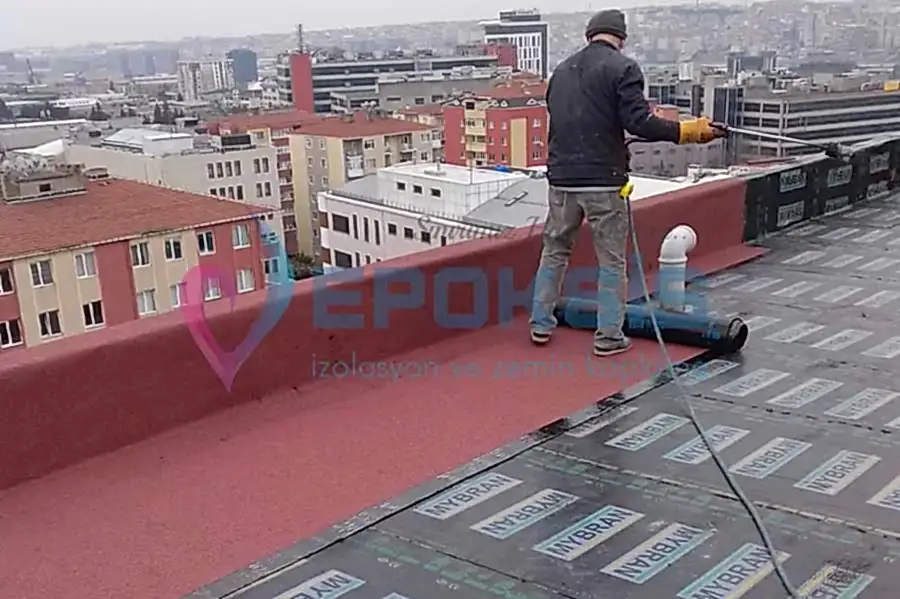 Poliüretan Esaslı Sürme Çatı İzolasyon - Epoksis