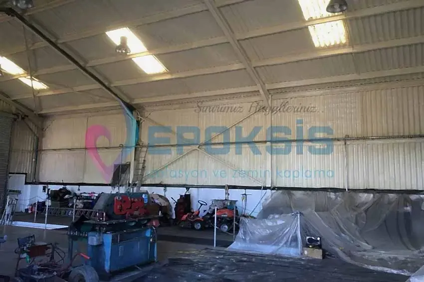 Poliüretan Sprey  Köpük Kaplama - Epoksis